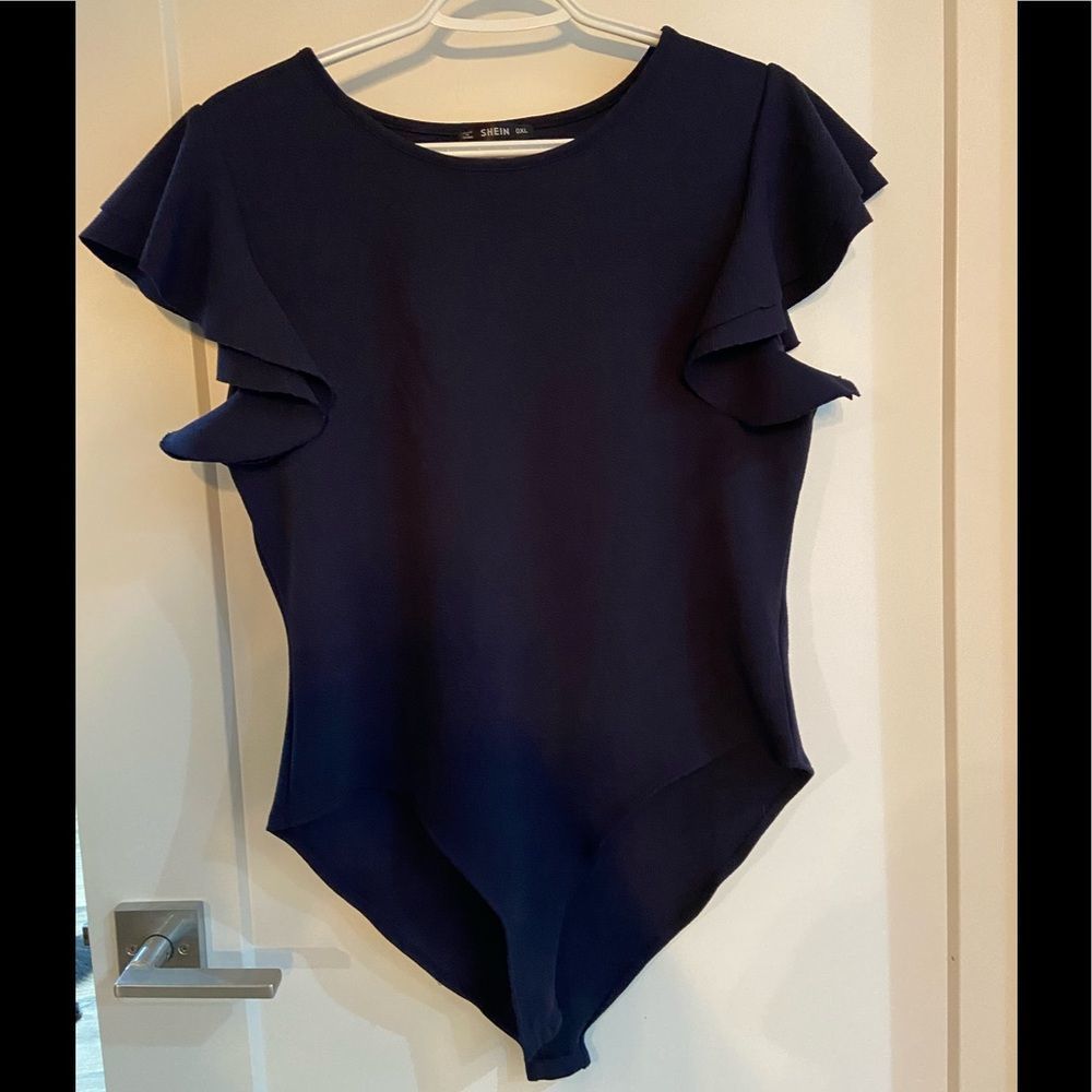 Ruffled Sleeve Bodysuit